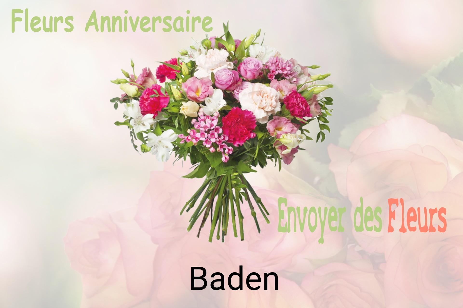 Bouquet de fleurs d’anniversaire livré à Baden